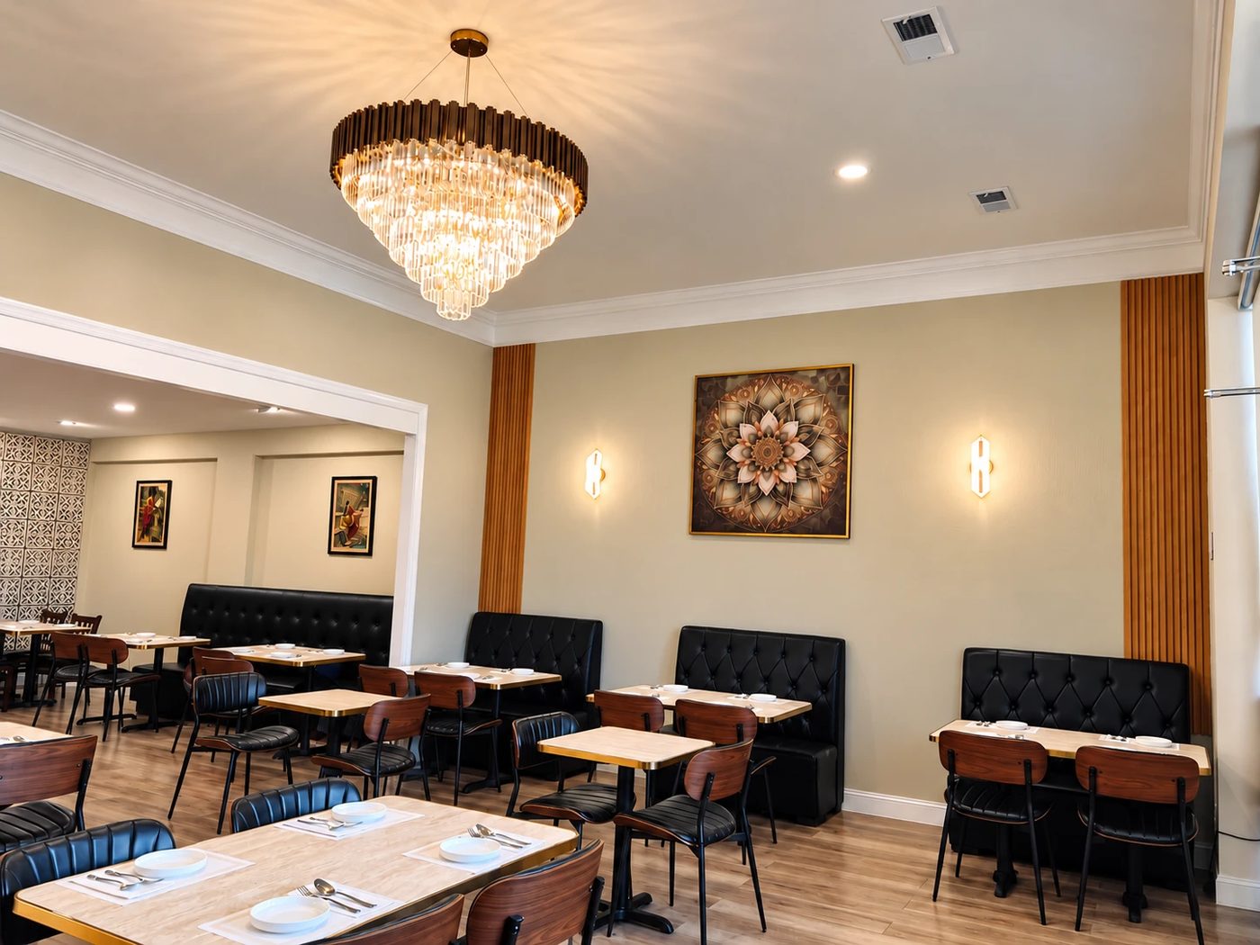 View across the Raagas dining room